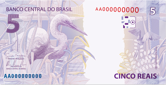 Reverso R$ 5,00 (2011-atual Reais, 2ª. família)