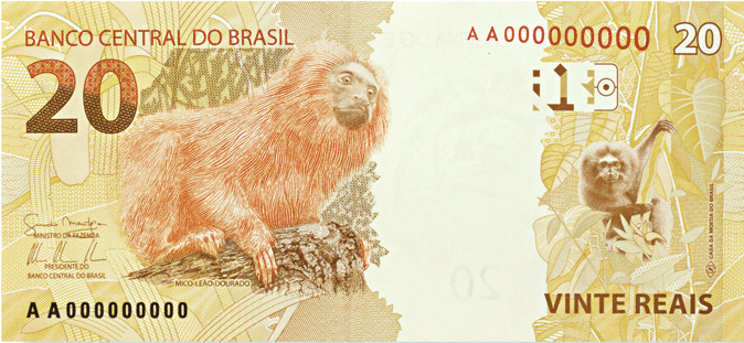 Reverso R$ 20,00 (2011-atual Reais, 2ª. família)