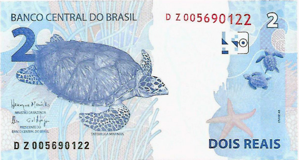 Reverso R$ 2,00 (2011-atual Reais, 2ª. família)