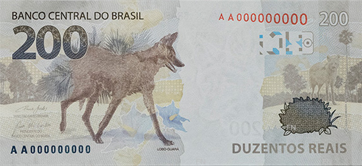 Reverso R$ 200,00 (2011-atual Reais, 2ª. família)