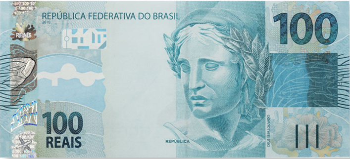 Anverso R$ 100,00 (2011-atual Reais, 2ª. família)