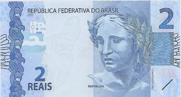 R$ 2,00 - Fabricadas na Suécia. Marca CRANE AB no reverso. Lançada em 18/01/2017