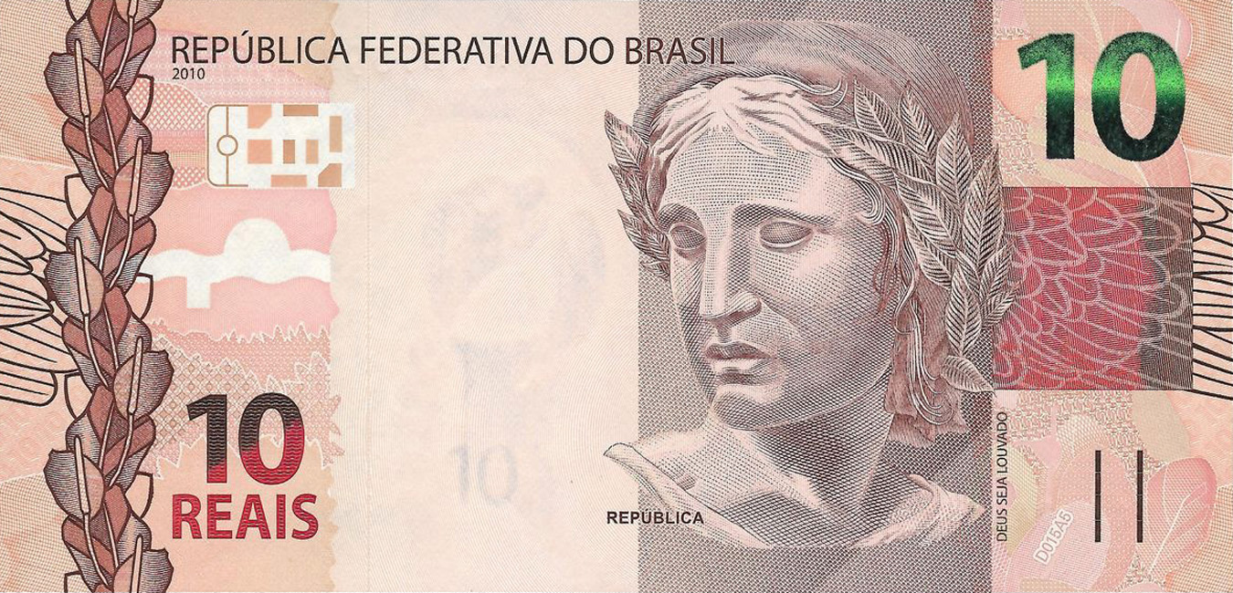 10 reais (2019-2023) - 2011-atual Reais, 2ª. família