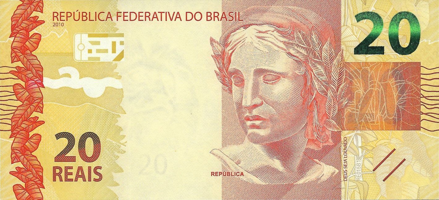 20 reais (2019-2022) - 2011-atual Reais, 2ª. família