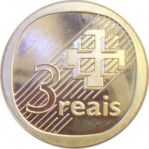 R$ 3,00 - Comemorativa dos 30 anos do Banco Central do Brasil