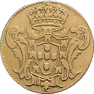 R 800 - Meio escudo - Rio - escudo itálico